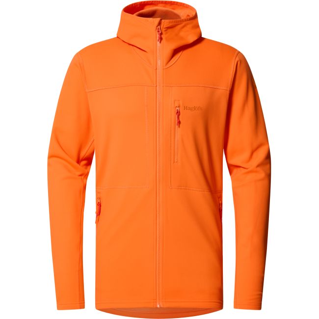 Haglöfs Rosson Mid Hood – Hanorac strat intermediar - Portocaliu