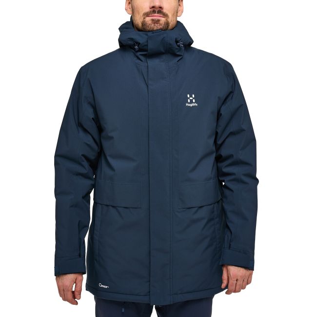 Haglöfs Salix PROOF Mimic Parka – Parka izolată impermeabilă - Albastru închis Tarn Blue