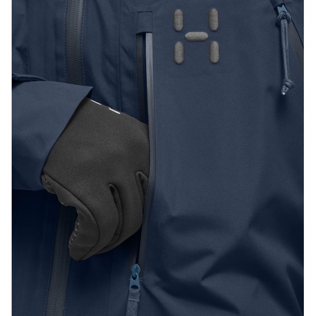 Haglöfs Latnja GTX Insulated Jacket – Geacă de schi izolată GORE-TEX - Albastru închis Tarn Blue