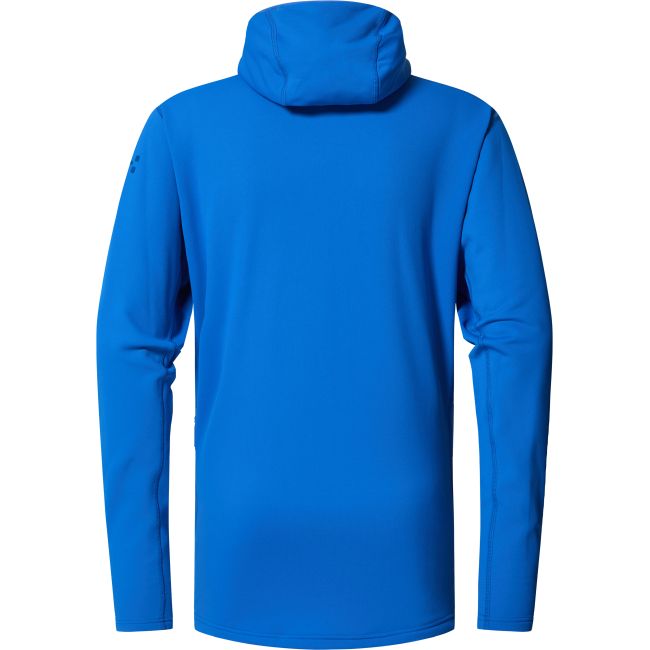 Haglöfs Rosson Mid Hood – Hanorac strat intermediar - Albastru Electric Blue