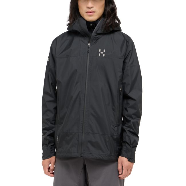 Haglöfs L.I.M Airak 2,5L Jacket – Geacă impermeabilă ultraușoară 2,5 straturi - Negru True Black