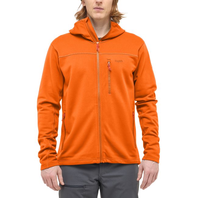Haglöfs Rosson Mid Hood – Hanorac strat intermediar - Portocaliu