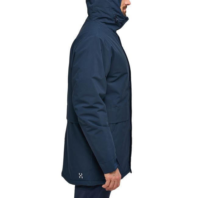 Haglöfs Salix PROOF Mimic Parka – Parka izolată impermeabilă - Albastru închis Tarn Blue