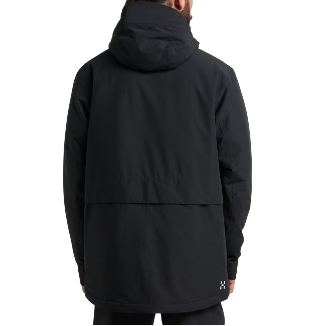 Haglöfs Salix PROOF Mimic Parka – Parka izolată impermeabilă - Negru True Black