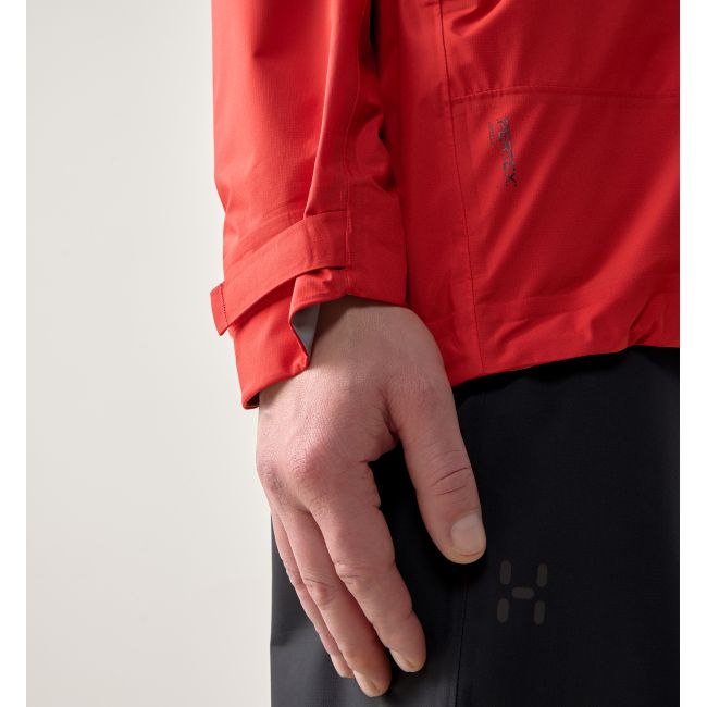 Haglöfs L.I.M Airak 2,5L Jacket – Geacă impermeabilă ultraușoară 2,5 straturi - Roșu Tech Red