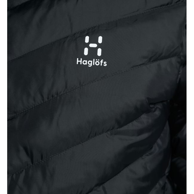 Haglöfs Särna Mimic Hood – Geacă izolată Mimic cu glugă - Negru True Black