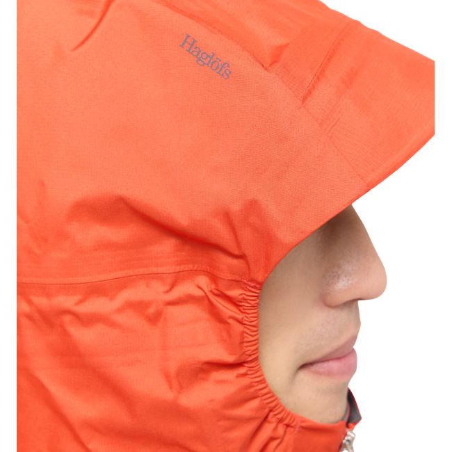Haglöfs L.I.M Airak 2,5L Jacket – Geacă impermeabilă ultraușoară 2,5 straturi - Roșu Habanero
