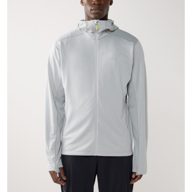 Haglöfs L.I.M Mid Multi Hood – Hanorac strat intermediar - Gri Stone Grey