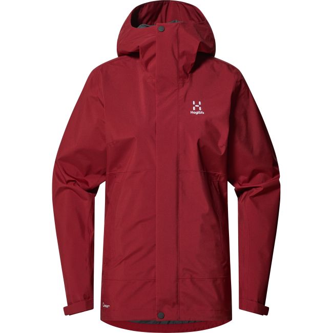 Haglöfs Koyal Proof Jacket W – Geacă de ploaie - Roșu Carmine Red