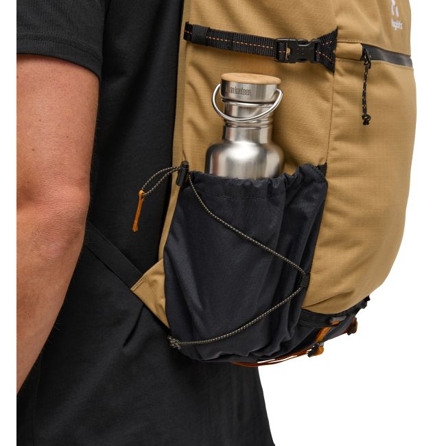 Haglöfs Ardos Rolltop 22 – Rucsac rolltop 22 L - Bej Cinnamon Brown/True Black