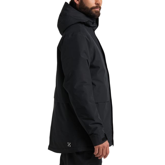 Haglöfs Salix PROOF Mimic Parka – Parka izolată impermeabilă - Negru True Black
