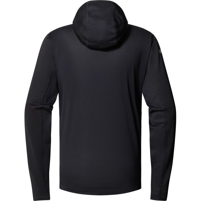 Haglöfs L.I.M Mid Multi Hood – Hanorac strat intermediar - Negru True Black