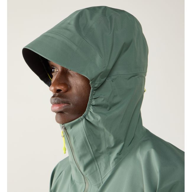 Haglöfs L.I.M Airak 2,5L Jacket – Geacă impermeabilă ultraușoară 2,5 straturi - Verde Chlorophyll Green