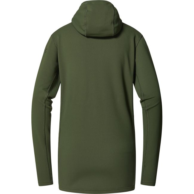 Haglöfs Rosson Mid Hood W – Hanorac strat intermediar - Verde Seaweed Green