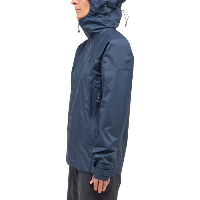Haglöfs L.I.M Airak 2,5L Jacket W – Geacă impermeabilă ultraușoară 2,5 straturi - Albastru închis Tarn Blue