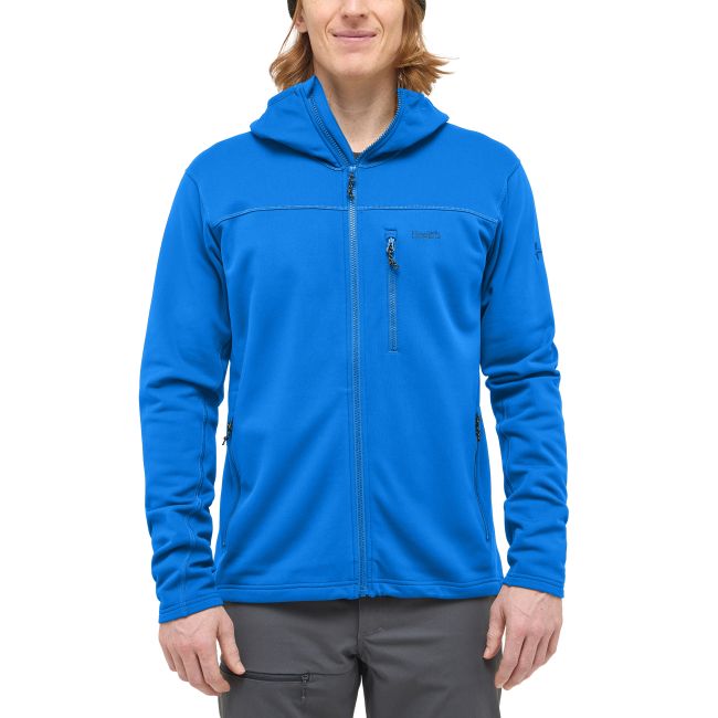 Haglöfs Rosson Mid Hood – Hanorac strat intermediar - Albastru Electric Blue