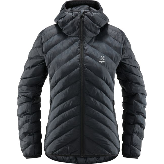 Haglöfs Särna Mimic Hood W – Geacă izolată Mimic cu glugă - Negru True Black