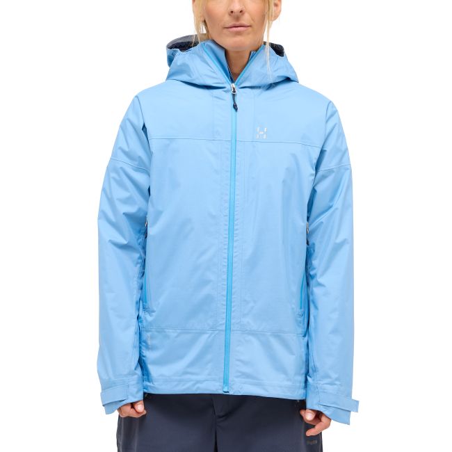 Haglöfs L.I.M Airak 2,5L Jacket W – Geacă impermeabilă ultraușoară 2,5 straturi - Albastru deschis Sky Blue