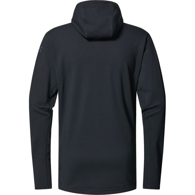 Haglöfs Rosson Mid Hood – Hanorac strat intermediar - Negru True Black