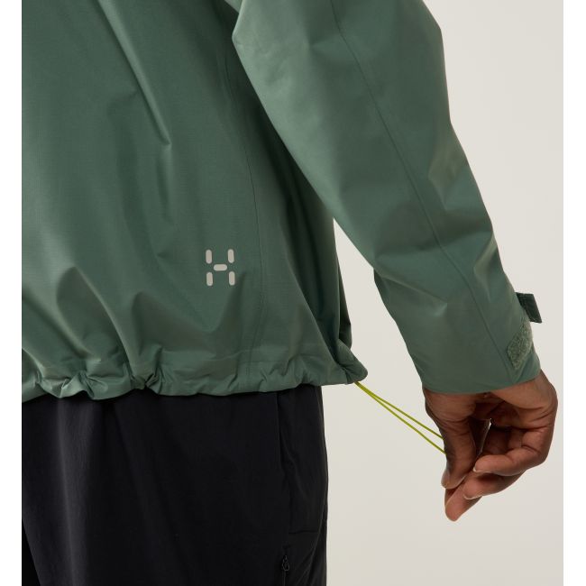 Haglöfs L.I.M Airak 2,5L Jacket – Geacă impermeabilă ultraușoară 2,5 straturi - Verde Chlorophyll Green