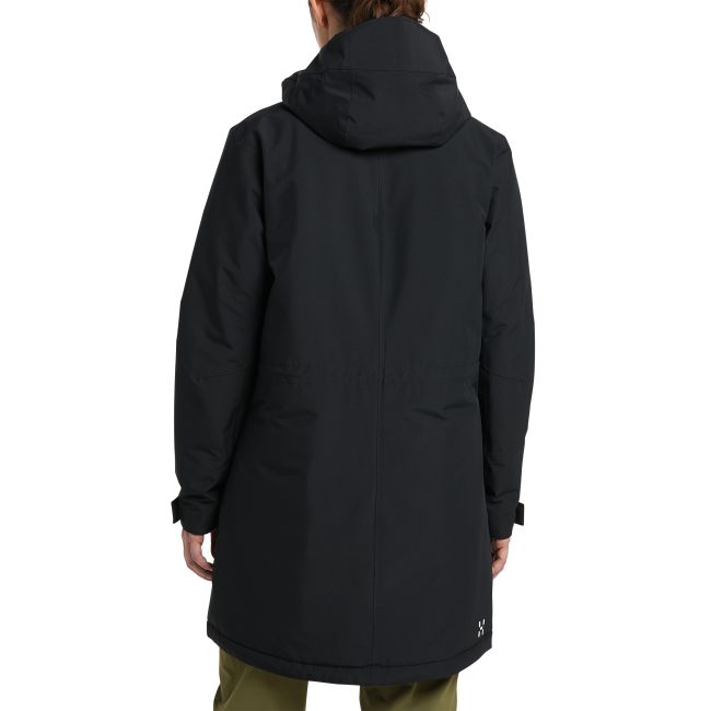 Haglöfs Salix PROOF Mimic Parka W – Parka izolată impermeabilă - Negru True Black