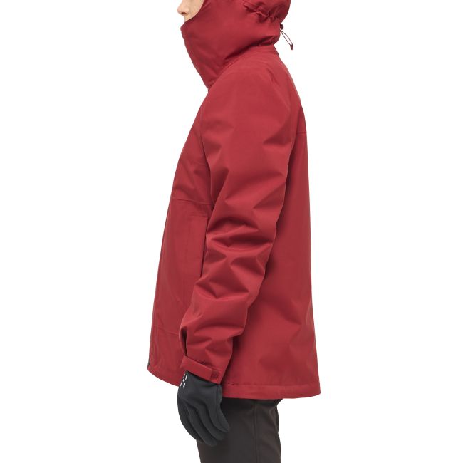 Haglöfs Koyal Proof Jacket W – Geacă de ploaie - Roșu Carmine Red