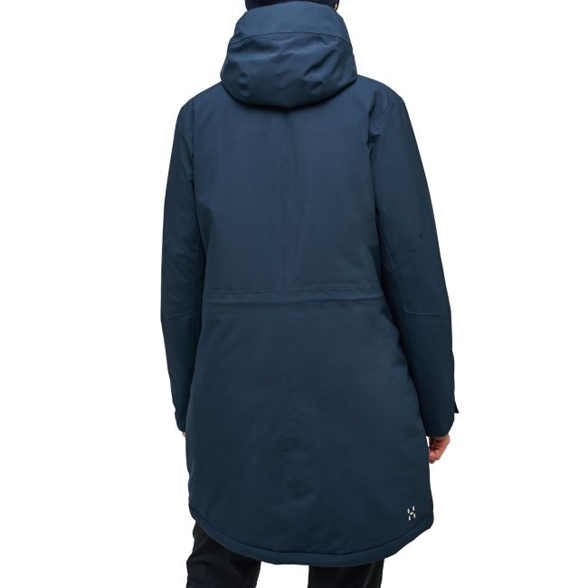 Haglöfs Salix PROOF Mimic Parka W – Parka izolată impermeabilă - Albastru închis Tarn Blue