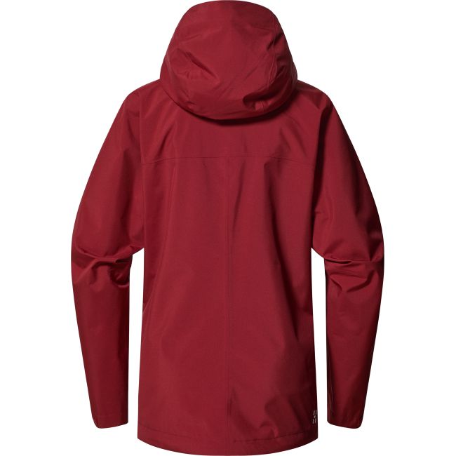 Haglöfs Koyal Proof Jacket W – Geacă de ploaie - Roșu Carmine Red