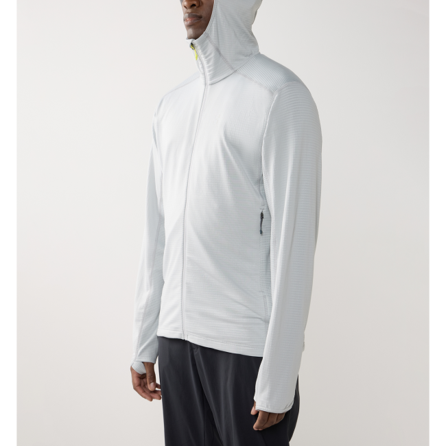 Haglöfs L.I.M Mid Multi Hood – Hanorac strat intermediar - Gri Stone Grey