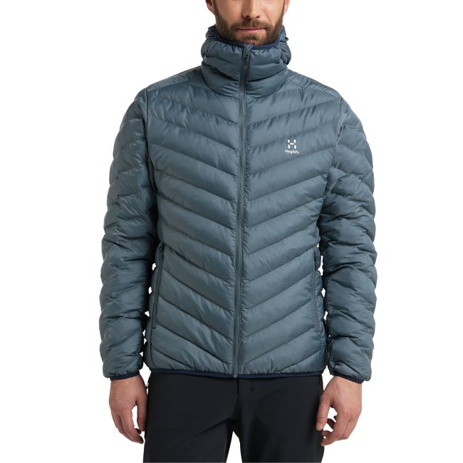 Haglöfs Särna Mimic Hood – Geacă izolată Mimic cu glugă - Albastru Steel Blue