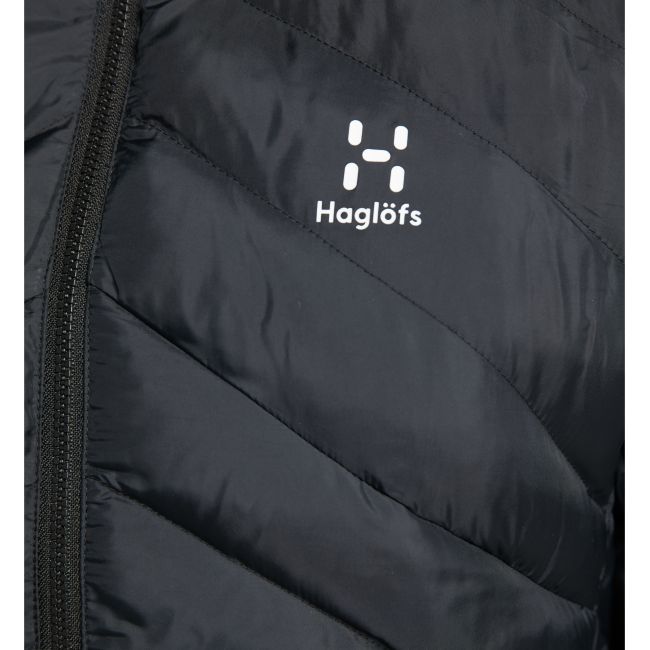 Haglöfs Särna Mimic Hood W – Geacă izolată Mimic cu glugă - Negru True Black
