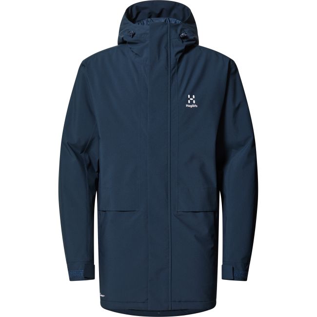 Haglöfs Salix PROOF Mimic Parka – Parka izolată impermeabilă - Albastru închis Tarn Blue