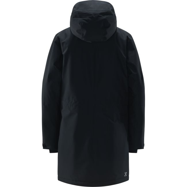 Haglöfs Salix PROOF Mimic Parka W – Parka izolată impermeabilă - Negru True Black