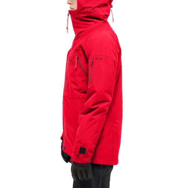 Haglöfs Latnja GTX Insulated Jacket W – Geacă de schi izolată GORE-TEX - Roșu Bright Red