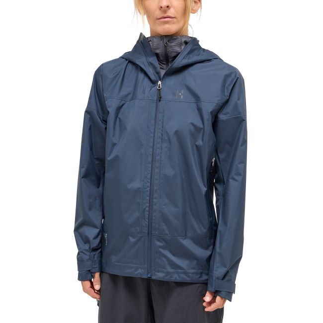 Haglöfs L.I.M Airak 2,5L Jacket W – Geacă impermeabilă ultraușoară 2,5 straturi - Albastru închis Tarn Blue