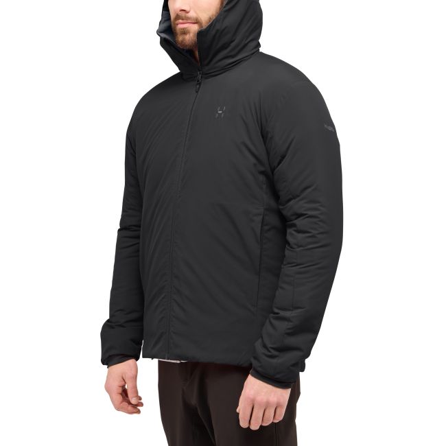 Haglöfs Mimic Alert Hood – Geacă izolată Mimic cu glugă - Negru True Black