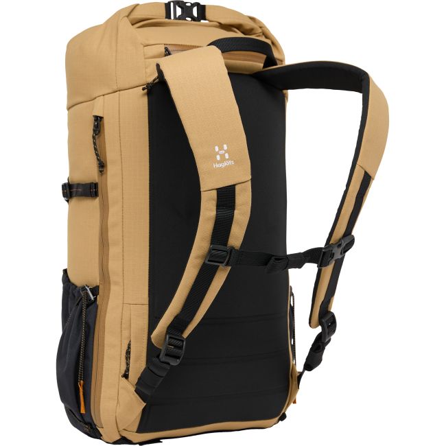 Haglöfs Ardos Rolltop 22 – Rucsac rolltop 22 L - Bej Cinnamon Brown/True Black