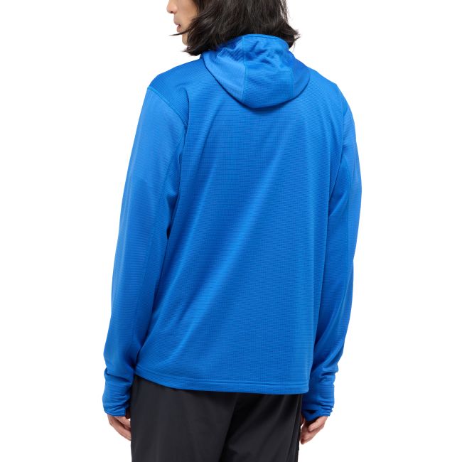 Haglöfs L.I.M Mid Multi Hood – Hanorac strat intermediar - Albastru Electric Blue