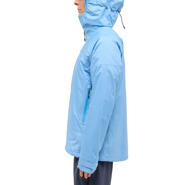Haglöfs L.I.M Airak 2,5L Jacket W – Geacă impermeabilă ultraușoară 2,5 straturi - Albastru deschis Sky Blue