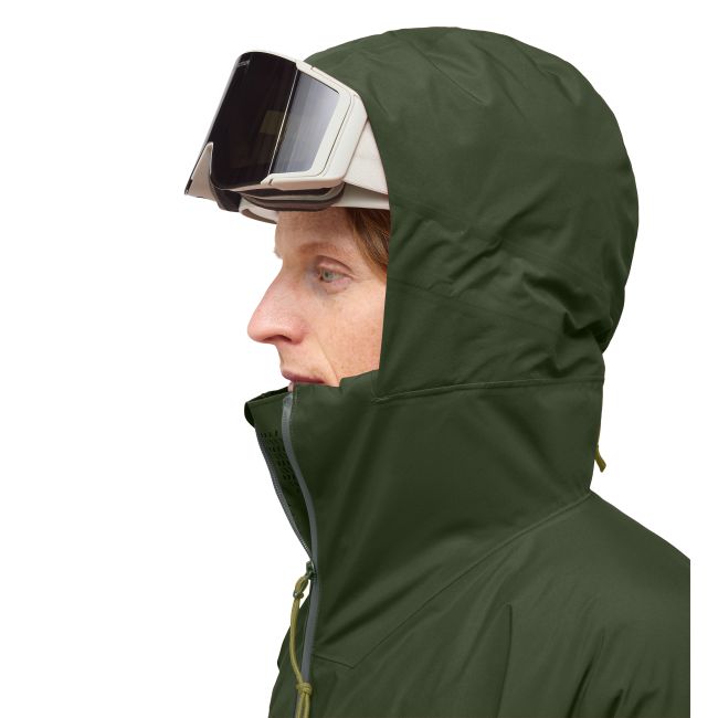Haglöfs Latnja GTX Insulated Jacket – Geacă de schi izolată GORE-TEX - Verde închis Seaweed Green