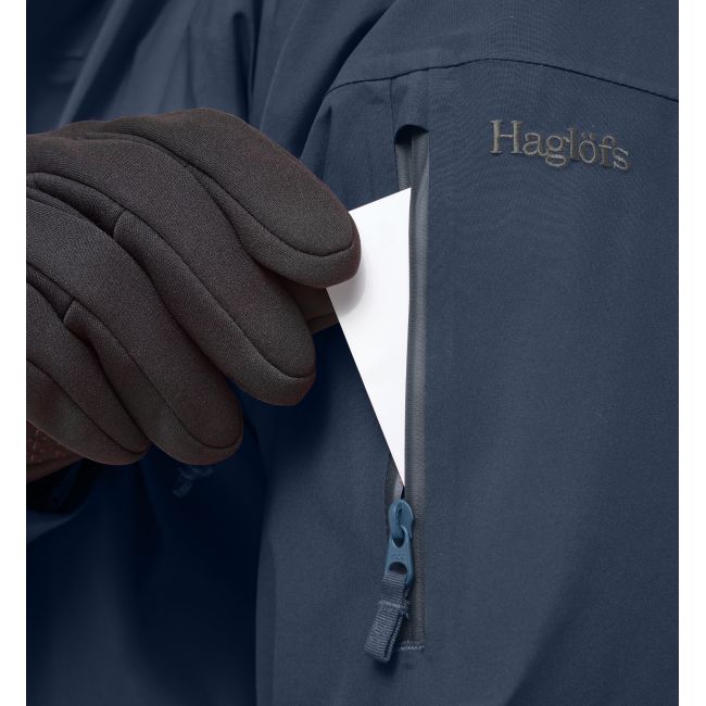 Haglöfs Latnja GTX Insulated Jacket – Geacă de schi izolată GORE-TEX - Albastru închis Tarn Blue