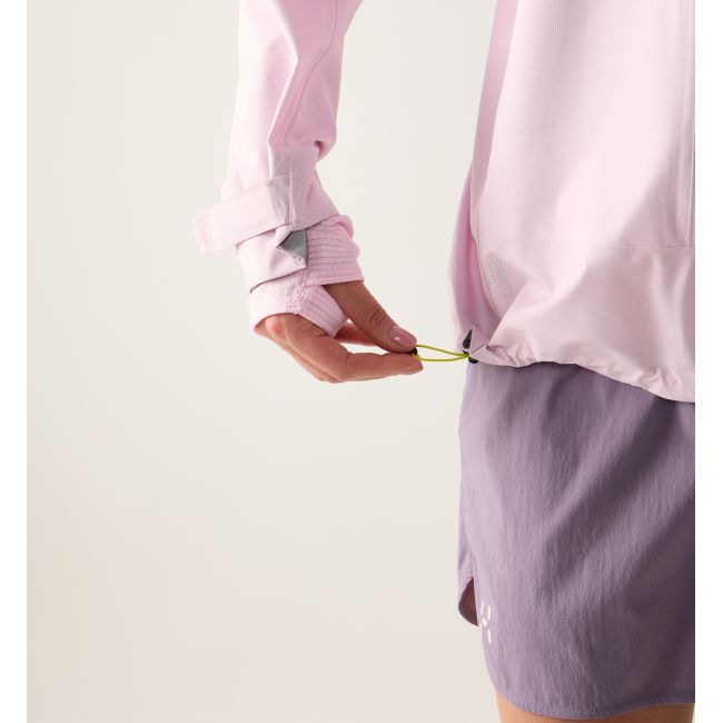 Haglöfs L.I.M Airak 2,5L Jacket W – Geacă impermeabilă ultraușoară 2,5 straturi - Roz Fresh Pink