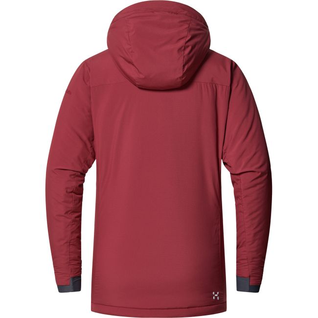 Haglöfs Mimic Alert Hood W – Geacă izolată Mimic cu glugă - Roșu Carmine Red
