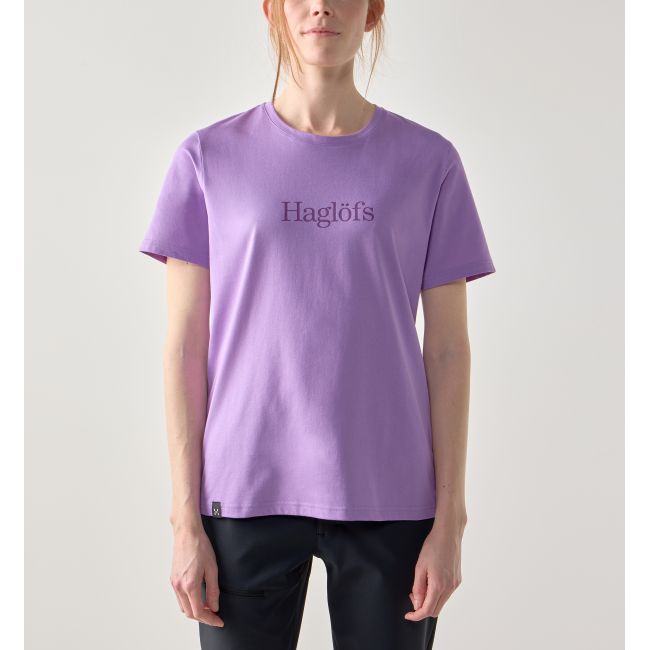 Haglöfs Outsiders Tee W – Tricou din bumbac - Mov Purple Ice