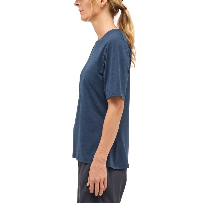 Haglöfs L.I.M Ridge Tee W – Tricou tehnic ușor - Albastru închis Tarn Blue