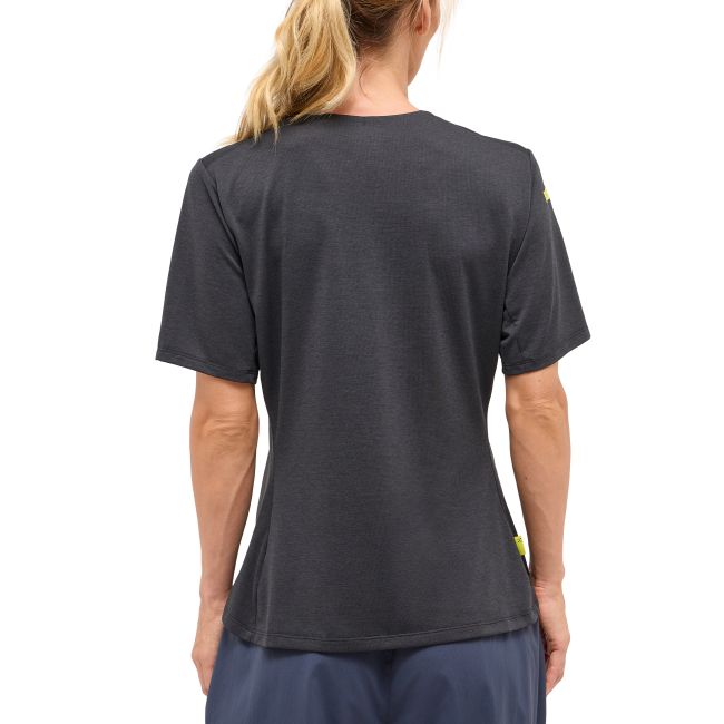 Haglöfs L.I.M Ridge Tee W – Tricou tehnic ușor - Negru True Black