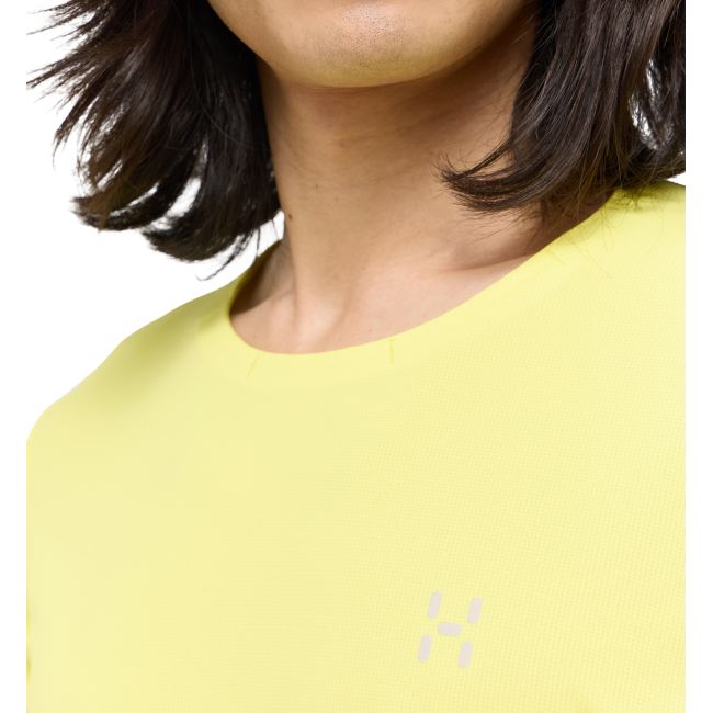 Haglöfs L.I.M Ridge Tee – Tricou tehnic ușor - Galben Pale Yellow