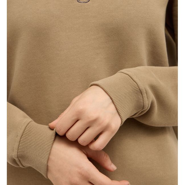 Haglöfs Crewneck W – Bluză din bumbac organic - Maro Oak Brown