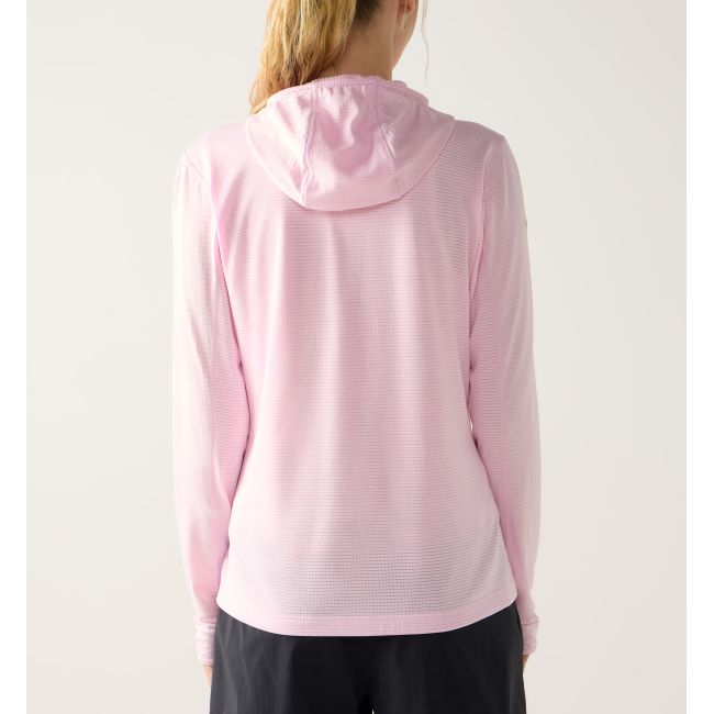 Haglöfs L.I.M Mid Multi Hood W – Hanorac strat intermediar - Roz Fresh Pink