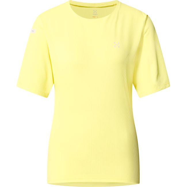 Haglöfs L.I.M Ridge Tee W – Tricou tehnic ușor - Galben Pale Yellow